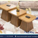 Table basse pyramide (série 3 pièces)