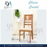 chaise cristal